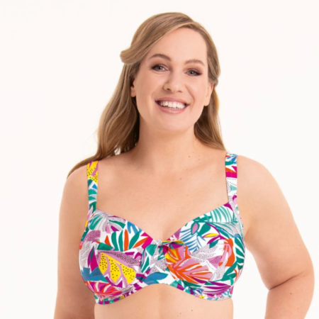 Bikini ROSA FAIA con aro LUNA copa G, H , J
