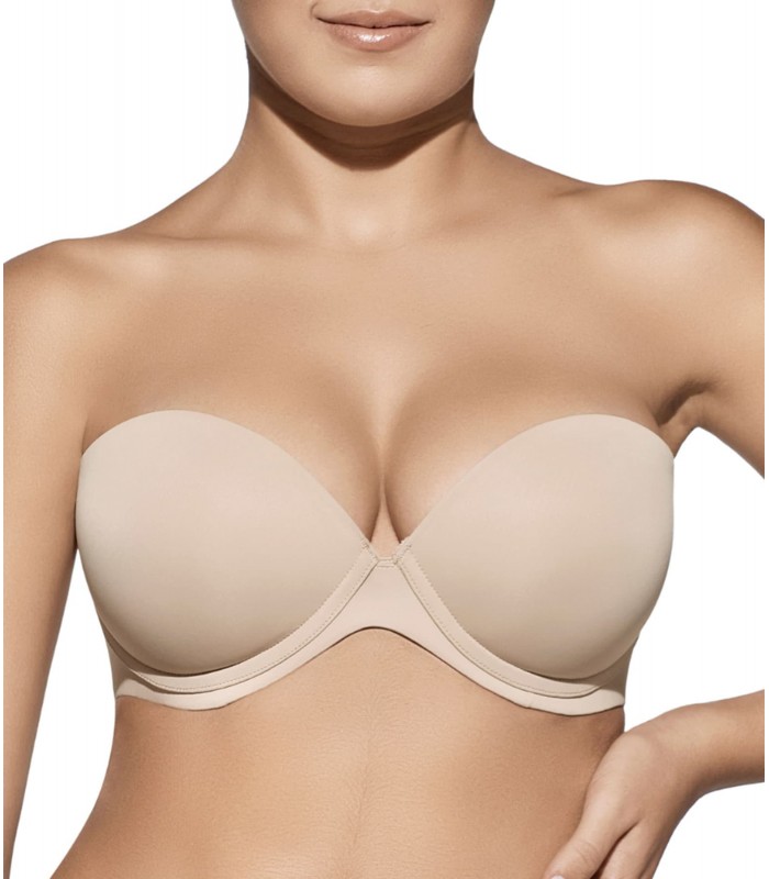 Sujetador tirantes desmontables escotado Push-up TANIA