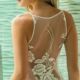 Camisón IVETTE novia corto con encaje en la espalda