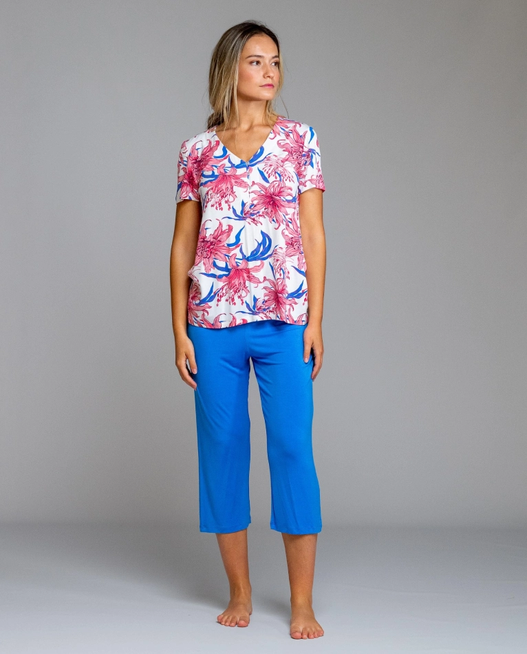 Pijama EGATEX pantalón pirata Bambú