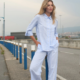 Pijama EGATEX pantalón pirata rayas
