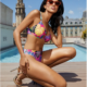 Bikini con aro escotado ORY estampado