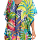 Kaftan DOLORES CORTES estampado tropical