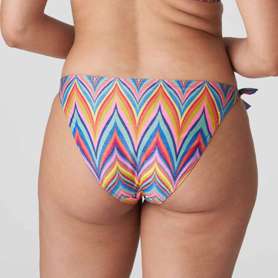 Bikini Primadonna escote pronunciado multicolor zigzag - Imagen 4