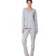 Pijama EGATEX algodón estampado puntilla