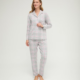 Pijama mujer LOHE abierto cuadros
