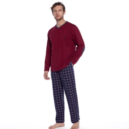 Pijama hombre GUASCH viyela cuadros