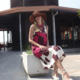 Vestido EGATEX largo mujer sin mangas-Algodón