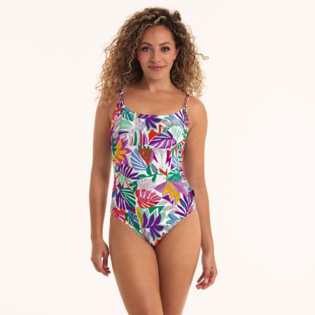 Bañador ROSA FAIA con aro copa E-F-G-MONA