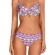 Bikini DOLORES CORTÉS con foam estampado blanco