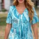 Vestido verano MITJANS manga corta pliegue