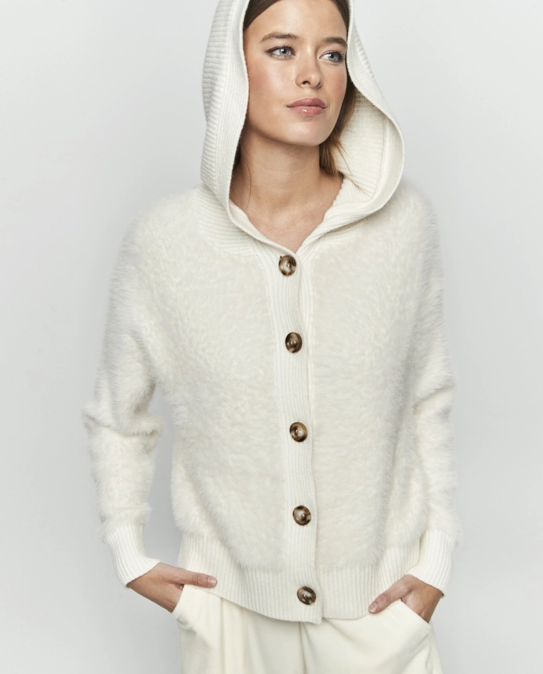 Chaqueta SELMARK punto abotonada pelo