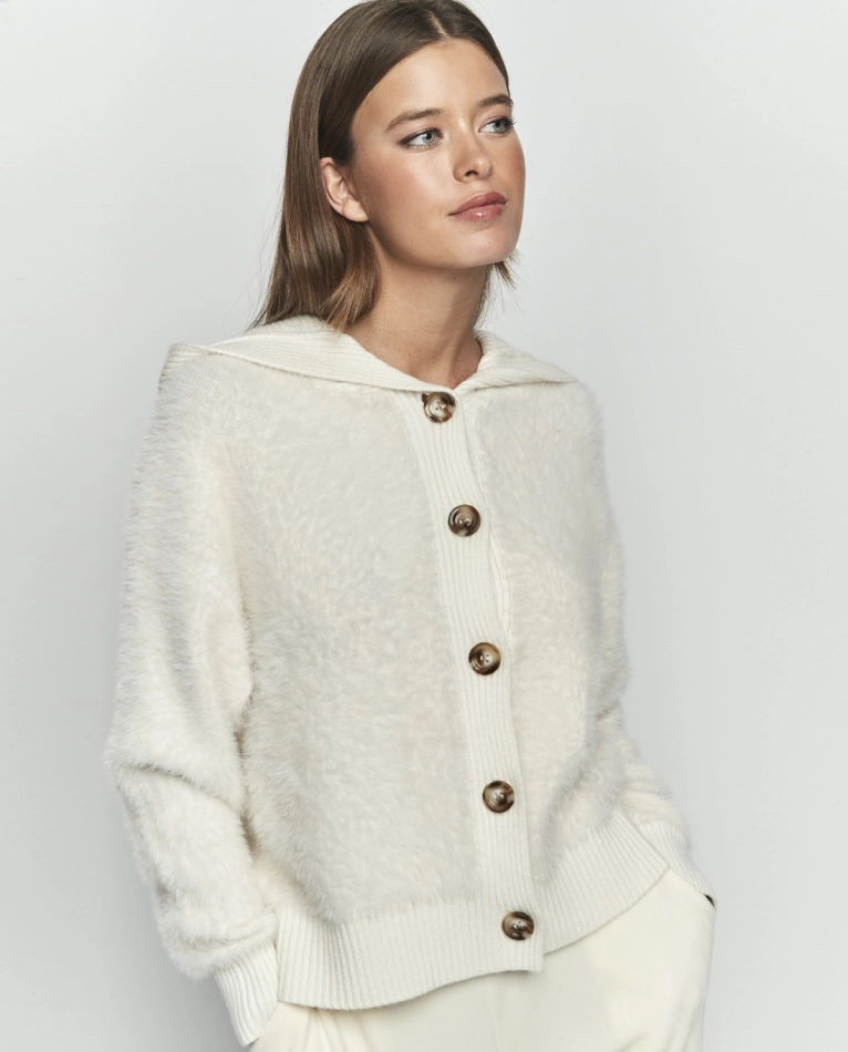CHAQUETA SELMARK PUNTO ABOTONADA PELO