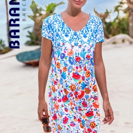 Vestido BARANDI manga corta ROSIE