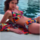 Bikini ORY escotado con aros multicolor